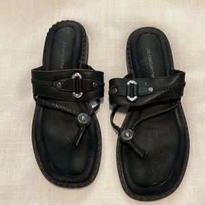 Liz Clairborne black sandals.